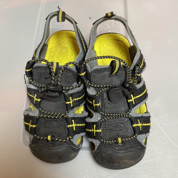Eddie Bauer bump toe sandals grey and black size 8 - Picture 7 of 12